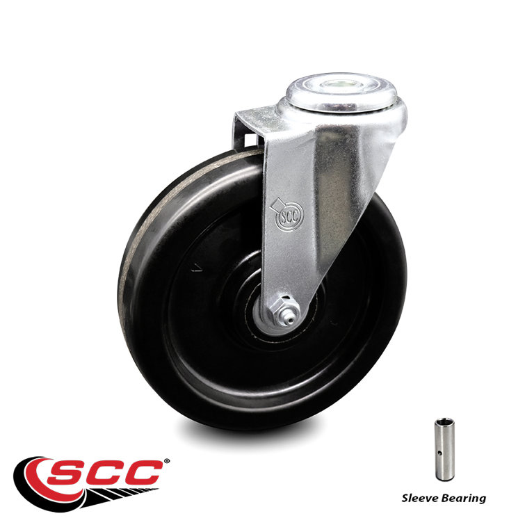 Service Caster Phenolic Wheel Swivel Bolt Hole Caster Wayfair Canada